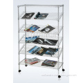Adjustable DIY Carbon Steel Storage Rack for Book, Magazine, Paper (CJ-B1195)